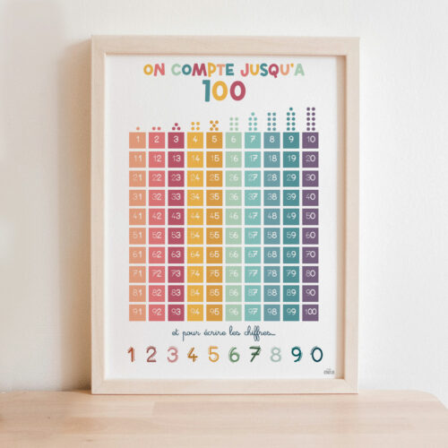 On compte jusqu'à 100 - Arc-en-ciel